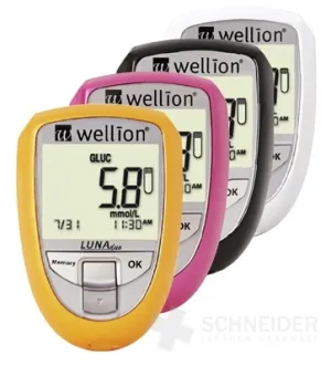 Wellion LUNA Duo mit Zubehör