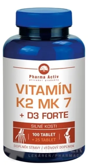 Pharma Activ Vitamin K2 MK 7 + D3 FORTE