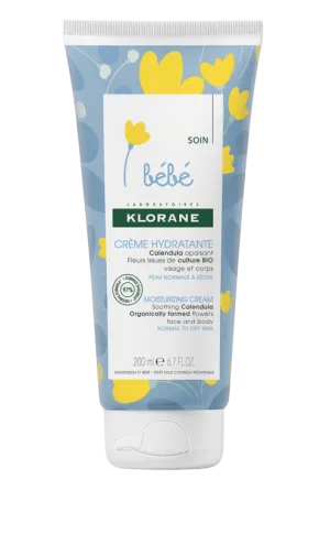 Klorane Bebe feuchtigkeitsspendende Vitamincreme 200 ml