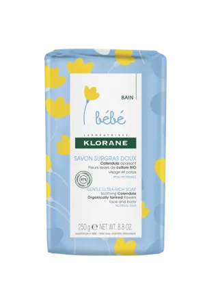 Klorane Bebe weiche weichmachende Seife 250 g