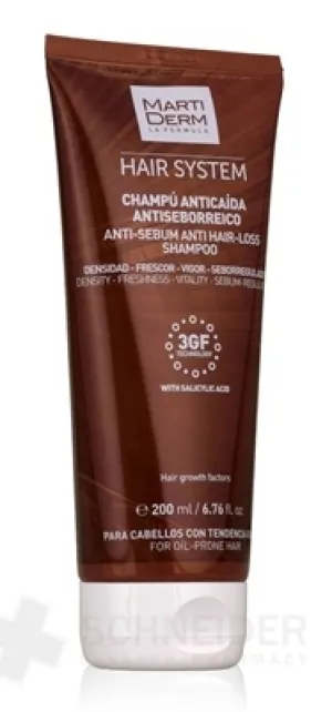 MartiDerm HAIR SYSTEM 3GF ANTI - Talg, Haarausfall