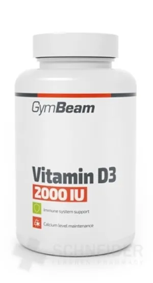 GymBeam Vitamin D3 2000 IE