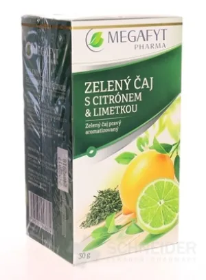MEGAFYT GRÜNER TEE mit Zitrone und Limette