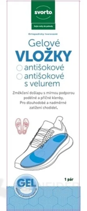 svorto Gel-EINSÄTZE Anti-Schock 106