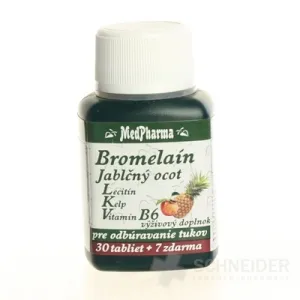 MedPharma BROMELAIN 300 mg + APFELESSIG + LECITHIN