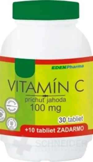 EDENPharma VITAMIN C 100 mg Erdbeergeschmack