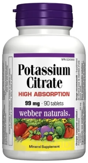 Webber Naturals Kalium 99 mg