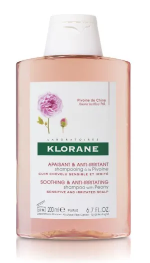 Klorane Shampoo mit Pfingstrosenextrakt 200 ml