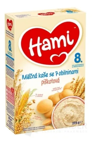 Hami-Milchbrei mit 7 Cerealien-Biskuitkuchen