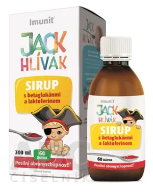 Pilz JACK MUSHROOM Glucane und Lactoferrinsirup - Imunit 300 ml