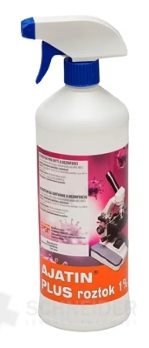 AJATIN PLUS LÖSUNG 1 % mit einem mechanischen Sprühgerät auftragen