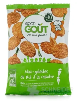 Good Gout BIO Mini-Reiskuchen mit Karotten