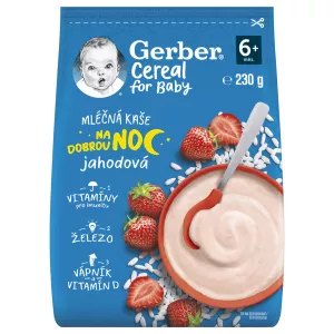 Gerber Cereal Milk PUSH Goodnight Strawberry