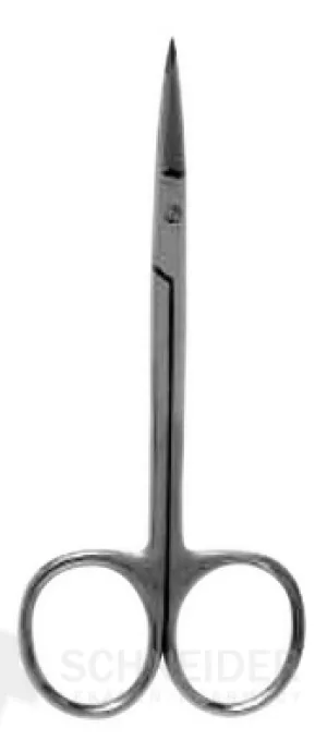 FEINE AUGENSCHERE - gebogen 11 cm