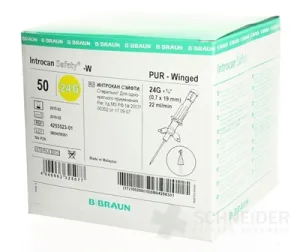 B.BRAUN INTROCAN IV KANYLA G24