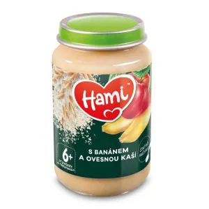 Hami-Beilage mit Banane und Haferflocken