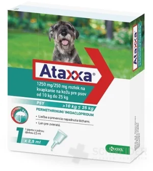 Ataxxa 1250 mg/250 mg (psychisch ab 10 kg bis 25 kg)