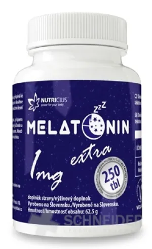 NUTRICIUS Melatonin 1 mg extra