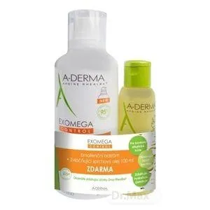 A-Derma Exomega Control Weichmacherbalsam 400 ml + Duschöl 100 ml