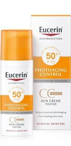 Eucerin CC Sonnencreme LSF 50+ mitteldunkel 50ml