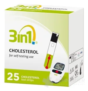 3in1 CHOLESTERIN-TESTSTREIFEN