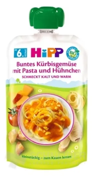 HiPP BIO Gemüse, Kürbis, Nudeln und Huhn