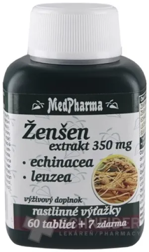 MedPharma GINSENG 350 mg + Echinacea + Leuzea