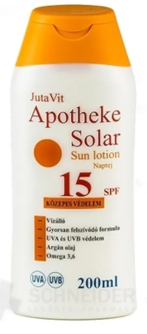 JutaVit Apotheke Solar Sun lotion 15 SPF