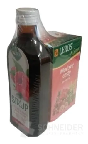 LEROS-SIRUP aus Hagebutten und Himbeeren + Natur Harnwege