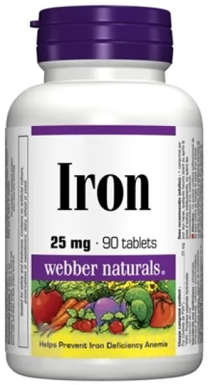 Webber Naturals Eisen 25 mg