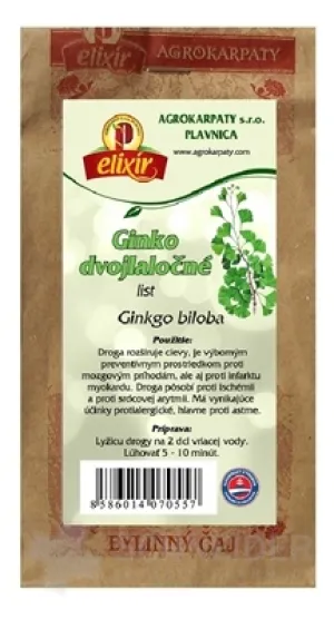 AGROKARPATY GINKGO DVOJLALOCNE Liste