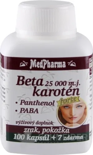 MedPharma BETACAROTINE 25.000 IE+Panthenol+PABA