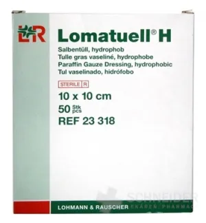 LOMATUELL H TÜLL PARAFFIN 10x10 cm
