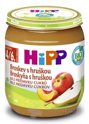 HiPP Beilage BIO Pfirsich mit Birne