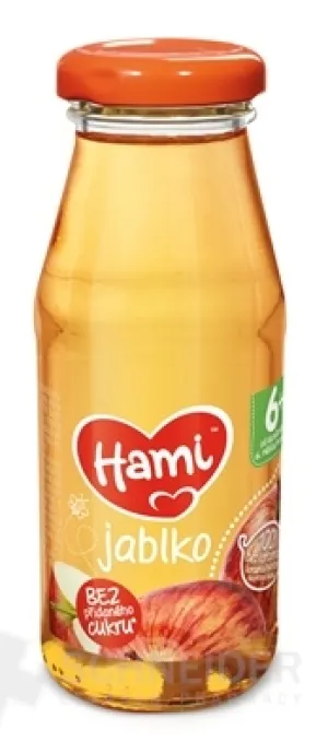 Hami trinkt Apfel