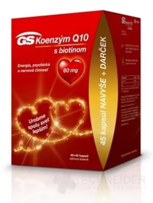 GS Coenzym Q10 60 mg mit Biotin-Geschenk 2020