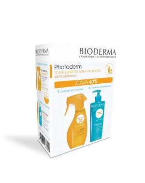 Bioderma Photoderm Sprej SPF 30 400 ml + After Sun 500 ml