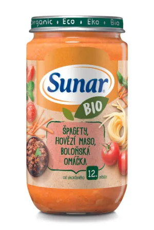 Sunar BIO Beilage SPAGHETTI, RINDFLEISCH, BOLOGNESE