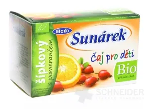 SUNÁREK KINDER-BIO-ROSENTEE MIT ORANGE