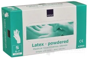 ABENA Latex-Untersuchungshandschuhe, groß. MIT