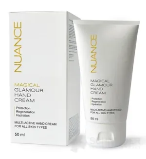 Nuancierte magische Glamour-Handcreme