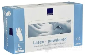 ABENA Latex-Untersuchungshandschuhe, groß. L