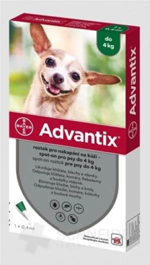 Advantix Spot-on Pre-Psy do 4 kg