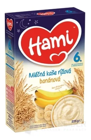 Hami-Milch-Reis-Bananen-Porridge für eine gute Nacht