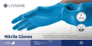 LIVSANE Nitrilhandschuhe Größe M