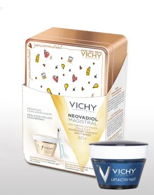 Vichy Neo Magistral Erneuerung der Dichte reifer Haut, Weihnachtspaket + Geschenk Vichy Liftactiv Nachtcreme