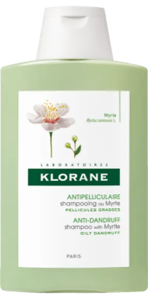 Klorane Shampoo mit Myrtenextrakt gegen fettige Schuppen, 200 ml