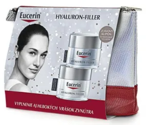 Eucerin Hyaluron-Filler Tagescreme für trockene Haut 50 ml + Nachtcreme gegen Falten 50 ml