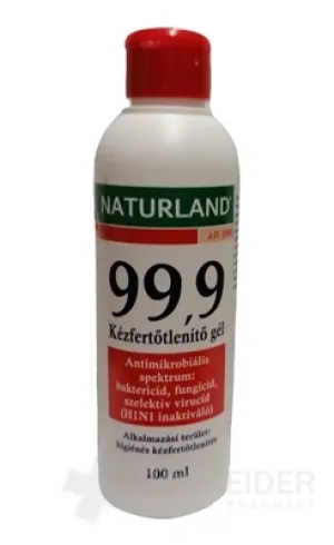 NATURLAND 99,9 Desinfizierendes Handgel