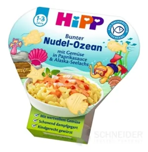 HiPP Beilage Nudeln mit Gemüse und Kabeljau